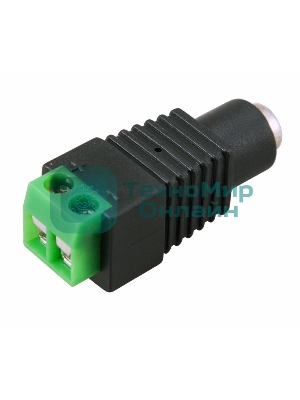 Разъем питания Rexant гнездо 2.1х5.5 с клеммной колодкой