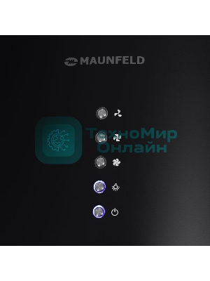 Вытяжка пристенная Maunfeld Lee Wall 35 черная, 35 см, 1050 куб. м/ч, 54 дБ