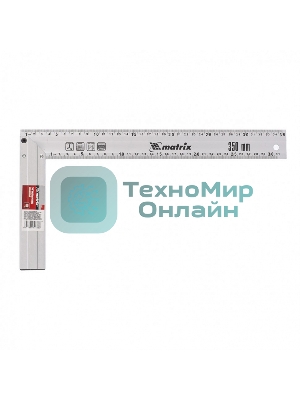 Угольник Matrix, 350 мм, алюминиевый, литой