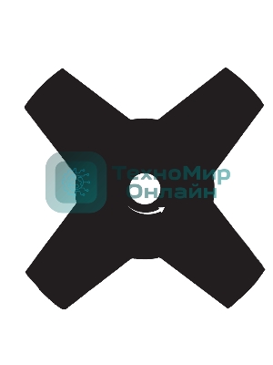 Нож для триммера 230х25,4, 4 лезвия Kronwerk