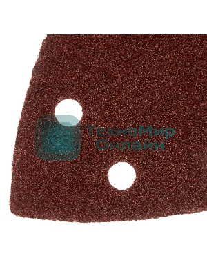 Треугольник абразивный Denzel на ворc. подложке под 