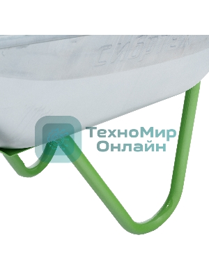 Тачка садовая Сибртех 2-х колесная, грузоподъемность 120 кг, объем 65 л