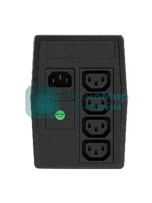 Источник бесперебойного питания ExeGate Power NB-500.LED.AVR.4C13 (500VA/300W, LED, AVR, 4*C13, батарея 12V 4.5Ah, черный)