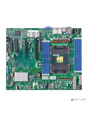Материнская плата Supermicro MBD-X13SEI-TF-B 1xLGA-4677,Intel Xeon SP gen 4, Intel C741, 8x DDR5 4800/4400/4000 MHz. 2x10Gbe Base-T X550+1xMgmt LAN, 10xSATA3, 2xSATA-DOM, 4xUSB 3.2, 2xPCI-Ex16+3xPCI-E x8+2xMCIO x8, 2x