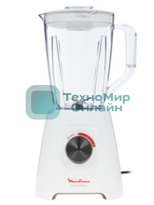 Блендер стационарный Moulinex LM420110 400 Вт, белый