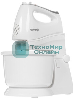 Миксер Gorenje M450WS, 450 Вт,, 5 скоростей, белый