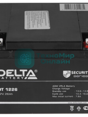 Батарея Delta DT 1226 (12V, 26Ah)