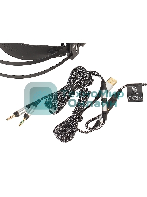 Гарнитура Bloody M615 чёрный, проводная, 3.5 мм, подсветка