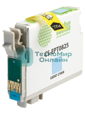Картридж струйный Cactus CS-EPT0825 (T0825) светло-голубой (13,8 мл) для Epson Stylus Photo R270/290/RX590