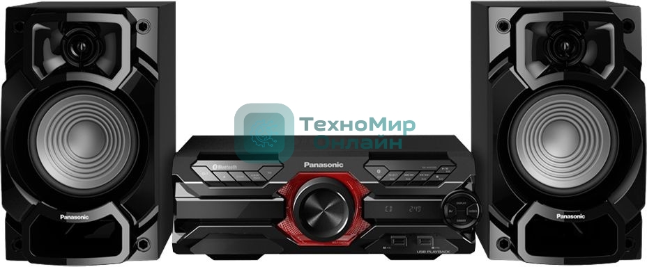Минисистема Panasonic SC-AKX320GSK черный 450Вт/CD/CDRW/FM/USB/BT