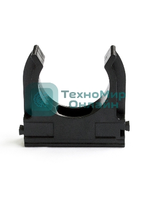 Крепеж-клипса Rexant для трубы ø 20 мм, черная (100 шт./уп.)