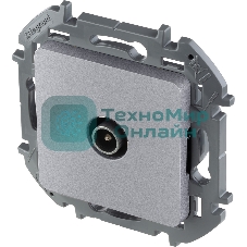 Розетка телевизионная проходная 14 дБ 5-862 мГц алюминий