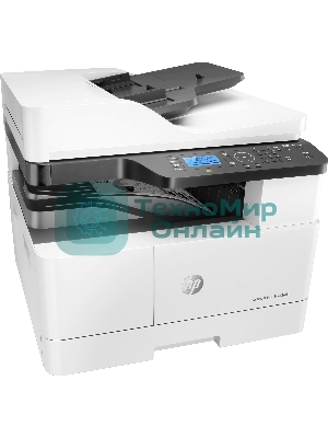МФУ лазерное HP LaserJet MFP M443nda (8AF72A), A3, ч/б, печ. до 25 стр/мин. (А4) до 13 стр/мин. (А3), скан. до 21 стр/мин., 1200 x 1200 dpi (печать) 600x600dpi (скан.), USB, RJ-45