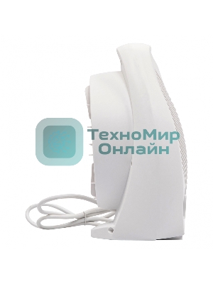 Тепловентилятор MTX FHS-2000, белый, 1000/2000 Вт, 25 м2, термостат