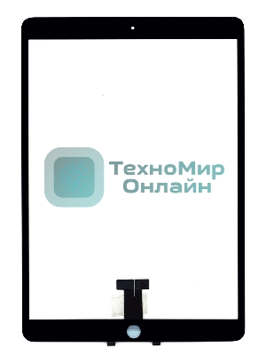 Сенсорное стекло (тачскрин) для Apple iPad Air 10.5 2019 (A2153, A2123, A2154, A2152) черное OEM