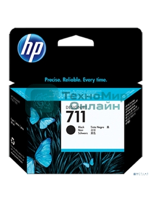 Картридж струйный HP №711 CZ133A черный для HP DJ T120/T520 (80мл)