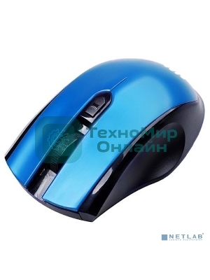 Мышь беспроводная Acer OMR031 черный/синий, 1600 dpi, радиоканал, USB, кнопки - 4