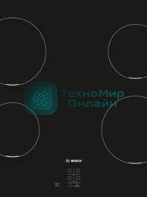 Индукционная варочная панель Bosch PUG611AA5E черный