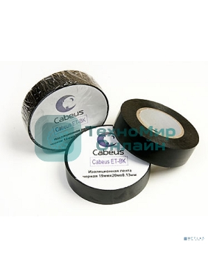 Изоляционная лента Cabeus, черный, 1 шт