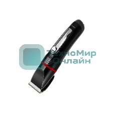 Машинка для стрижки волос Centek CT-2101 черный 3 Вт, LED, Li-Ion1200 до 3 часов, USB зарядка, 6 насадок