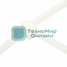 Хомут-стяжкa нeйлонoвая Rexant 250x3,6 мм, белая, упаковка 25 шт.