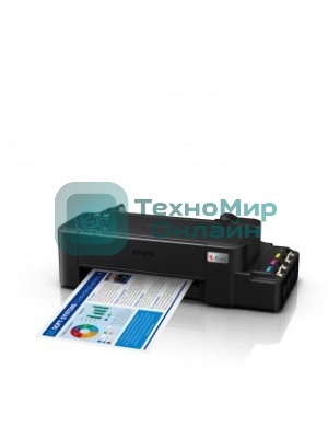 Принтер струйный Epson L121 (C11CD76414), A4, цветной, печ. до 9 стр/мин. (ч/б) до 4.8 стр/мин. (цвет), 720 x 720 dpi, USB