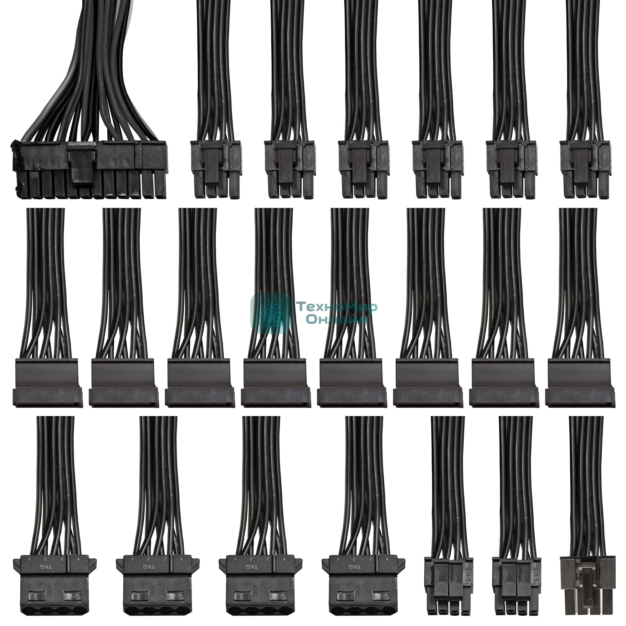 Блок питания ExeGate 1000PPH-OEM (EX292157RUS-OEM), 1000Вт, 80 PLUS Bronze, 120мм, черный