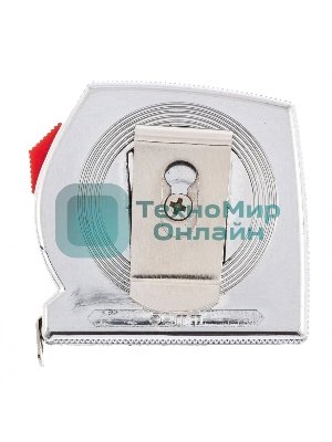 Рулетка Matrix Chrom, 2 м x 13 мм, хромированный корпус