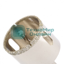 Сверло алмазное Matrix по керамограниту, 50x67 мм, 3-гранный хвостовик