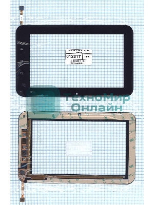 Сенсорное стекло (тачскрин) TOPSUN C0010 B1, черное