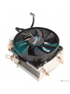 Кулер для процессора AeroCool/Formula Verkho 2 серебристый, 90 мм, алюминий/медь, 2000 об/мин, 25 дБ, 4 pin, 110 Вт, 125 мм