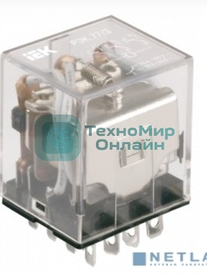 Реле РЭК 77-3 10А 220В АС IEK RRP10-3-10-220A