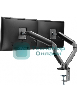 Кронштейн для мониторов Ultramounts UM735BL черный/серый 17