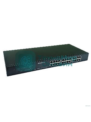 Коммутатор неуправляемый NEOMAX NMS-124P-100-SR, 24 порта 100 Mbps, металл Rack