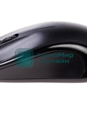 Мышь проводная Oklick 185M черный, 1200 dpi, USB, кнопки - 3