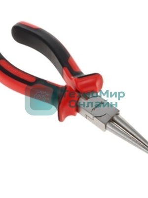 Круглогубцы Matrix 17355 NICKEL 160 мм, никелированные, двухкомпонентные рукоятки