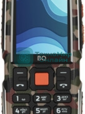 Мобильный телефон BQ 2430 Tank Power серебро/камуфляж