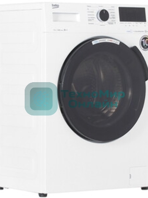 Стиральная машина Beko WSPE7H616W белый, загрузка фронтальная 7,5 кг, 1200 об/мин., класс: А