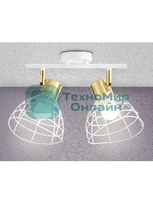 Светильник Ambrella light TR8601/2 WH/GD белый/золото E27*2 max 40W 260*154*230