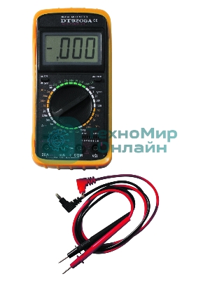 Мультиметр Ресанта DT 9205A 61/10/506 3,5 разр ж/к дисплей, 32 режимов