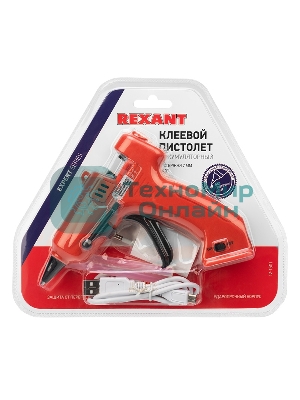 Клеевой пистолет Rexant, 10 Вт, Ø7 мм, 