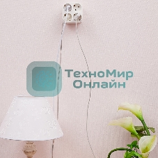 Четверник электрический Rexant 16 А с заземлением белый