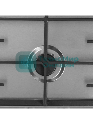 Газовая варочная панель LEX GVS 321 Inox 4000Вт 2 комфорки нерж.сталь