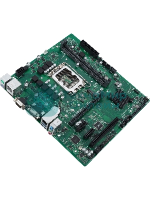 Материнская плата ASUS Pro H610M-C D4-CSM, LGA 1700, Intel H610, 2xDDR4, 4xSATA, 1xM.2, 1xPCI-E 4.0 x16, 1xPCI, 1xDP, 1xHDMI, 1xVGA, 1x 1Gb LAN, 2xUSB-A 2.0, 2xUSB-A 3.2 Gen 1, 3x3.5 мм, 7.1, Micro-ATX
