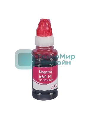 Контейнер с чернилами Sakura C13T66434A (664 M) для Epson, пурпурный, 6500 к., 70 мл.
