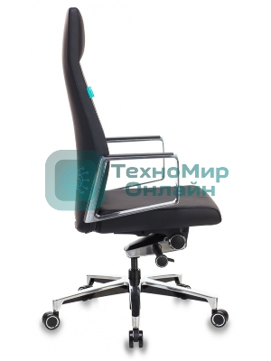 Кресло Бюрократ JONS/BLACK черный, кожа