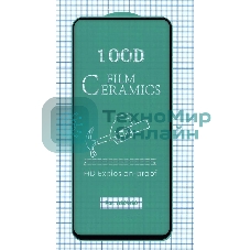 Керамическая пленка (стекло) для Samsung A80/A90 черный