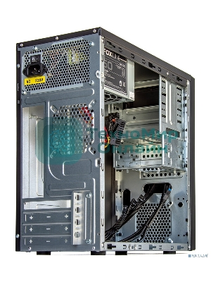 Компьютерный корпус с блоком питания 450Вт. Case Foxline mATX, 450W, 2xUSB 3.0, 2xUSB 2.0, powercord