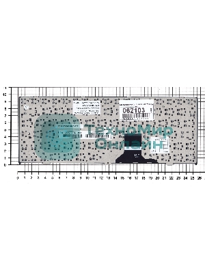 Клавиатура для ноутбука DNS 0121598, 0121595 черная