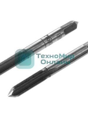 Метчик Сибртех ручной М6x0,5 мм,комплект из 2 шт.